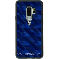 Samsung Galaxy S9+ Case Hülle - Silikon schwarz Frankreich 2026 personalisierbares Fussballtrikot