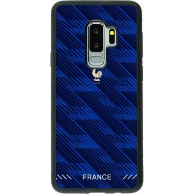 Samsung Galaxy S9+ Case Hülle - Silikon schwarz Frankreich 2026 personalisierbares Fussballtrikot