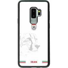 Samsung Galaxy S9+ Case Hülle - Silikon schwarz Iran 2026 personalisierbares Fussballtrikot