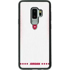 Samsung Galaxy S9+ Case Hülle - Silikon schwarz Jordanien 2026 personalisierbares Fussballtrikot