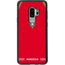 Samsung Galaxy S9+ Case Hülle - Silikon schwarz Marokko 2026 personalisierbares Fussballtrikot