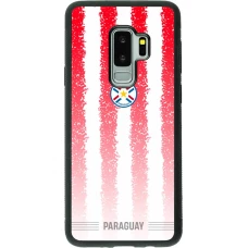 Samsung Galaxy S9+ Case Hülle - Silikon schwarz Paraguay 2026 personalisierbares Fussballtrikot