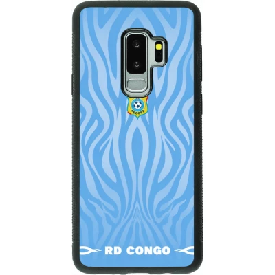 Samsung Galaxy S9+ Case Hülle - Silikon schwarz Demokratische Republik Kongo 2026 personalisierbares Fussballtrikot