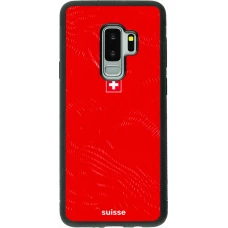 Samsung Galaxy S9+ Case Hülle - Silikon schwarz Schweiz 2026 personalisierbares Fussballtrikot
