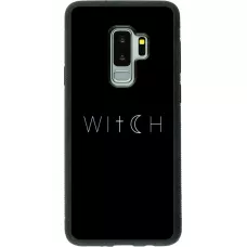Samsung Galaxy S9+ Case Hülle - Silikon schwarz Halloween 22 witch word