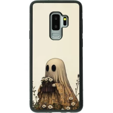 Coque Samsung Galaxy S9+ - Silicone rigide noir Halloween 2025 Ghost gardener
