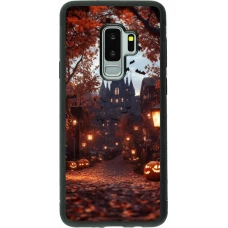 Coque Samsung Galaxy S9+ - Silicone rigide noir Halloween 2025 Haunted house