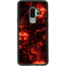 Samsung Galaxy S9+ Case Hülle - Silikon schwarz Halloween 2026 Pattern Halloween