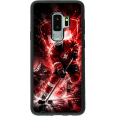 Samsung Galaxy S9+ Case Hülle - Silikon schwarz Hockey World Championship Player