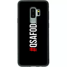 Coque Samsung Galaxy S9+ - Silicone rigide noir Qsafoda 1