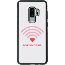 Samsung Galaxy S9+ Case Hülle - Silikon schwarz Saint Valentines Day 26 Love is in the air