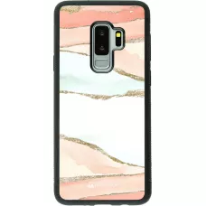 Hülle Samsung Galaxy S9+ - Silikon schwarz Shimmering Orange