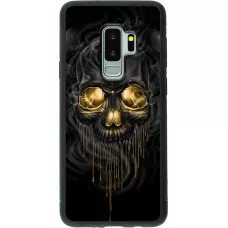 Hülle Samsung Galaxy S9+ - Silikon schwarz Skull 02