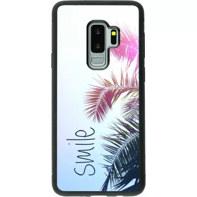 Hülle Samsung Galaxy S9+ - Silikon schwarz Smile 05
