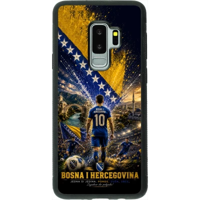 Samsung Galaxy S9+ Case Hülle - Silikon schwarz Fussball Bosnien und Herzegowina splash 2026