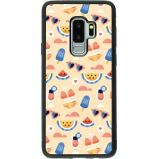Samsung Galaxy S9+ Case Hülle - Silikon schwarz Pattern Summer 2026