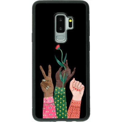 Coque Samsung Galaxy S9+ - Silicone rigide noir Womens day 2026 2