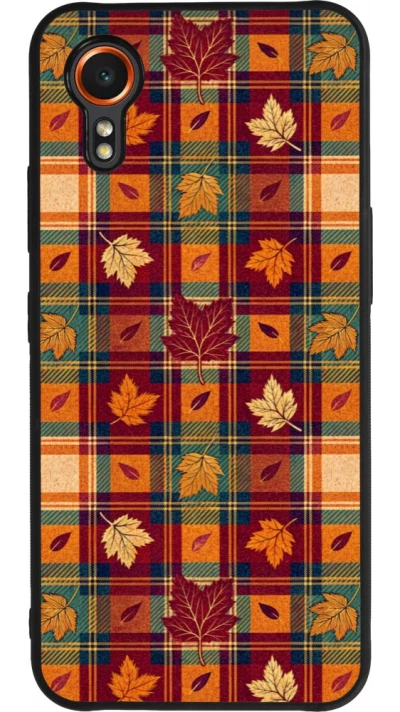 Coque Samsung Galaxy XCover 7 - Silicone rigide noir Autumn 26 Autumn pattern