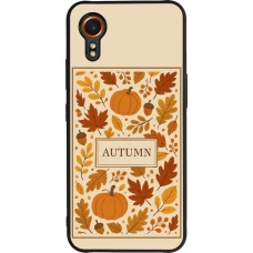 Coque Samsung Galaxy XCover 7 - Silicone rigide noir Autumn 26 Hello autumn