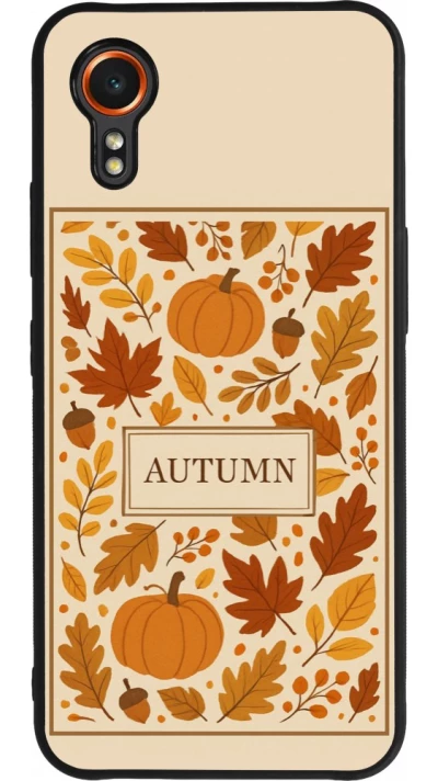 Coque Samsung Galaxy XCover 7 - Silicone rigide noir Autumn 26 Hello autumn