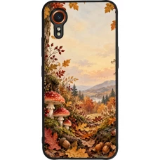 Coque Samsung Galaxy XCover 7 - Silicone rigide noir Autumn 26 Illustrated Autumn