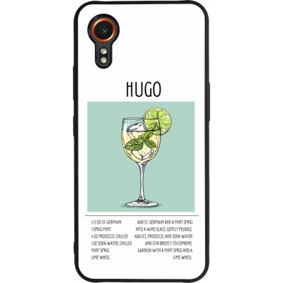 Samsung Galaxy XCover 7 Case Hülle - Silikon schwarz Cocktail Rezept Hugo