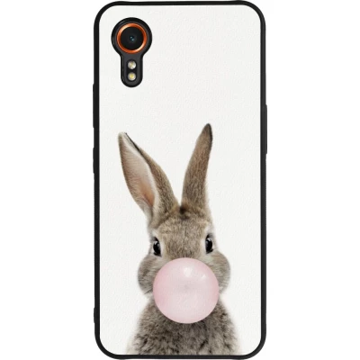 Coque Samsung Galaxy XCover 7 - Silicone rigide noir Easter 2023 bubble gum bunny