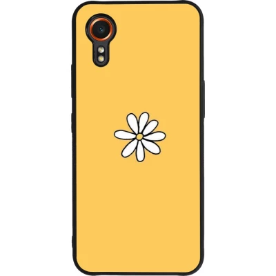 Coque Samsung Galaxy XCover 7 - Silicone rigide noir Easter 2023 daisy