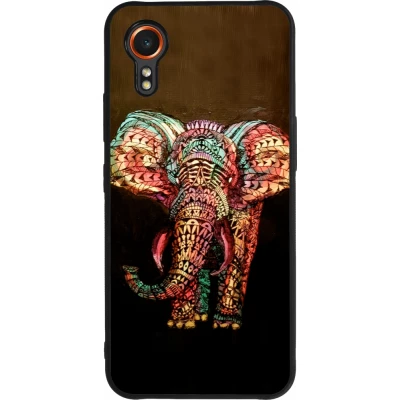 Coque Samsung Galaxy XCover 7 - Silicone rigide noir Elephant 02