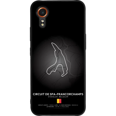 Coque Samsung Galaxy XCover 7 - Silicone rigide noir F1 Track 2025 Belgium