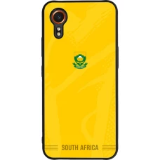 Samsung Galaxy XCover 7 Case Hülle - Silikon schwarz Südafrika 2026 personalisierbares Fussballtrikot