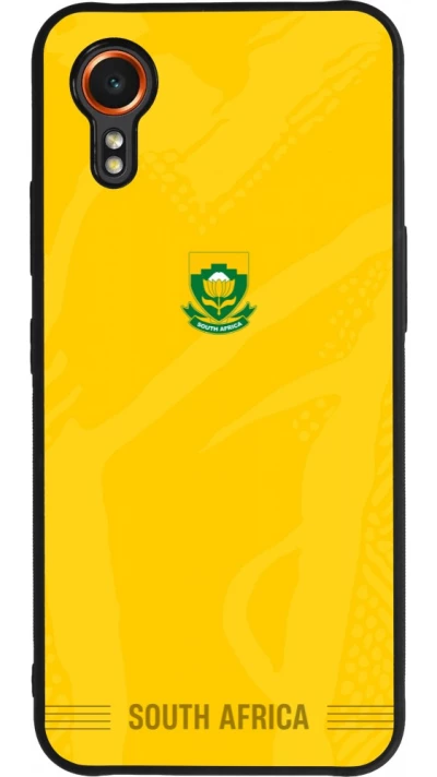 Samsung Galaxy XCover 7 Case Hülle - Silikon schwarz Südafrika 2026 personalisierbares Fussballtrikot