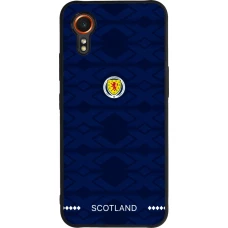 Samsung Galaxy XCover 7 Case Hülle - Silikon schwarz Schottland 2026 personalisierbares Fussballtrikot