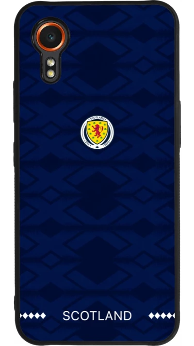 Samsung Galaxy XCover 7 Case Hülle - Silikon schwarz Schottland 2026 personalisierbares Fussballtrikot