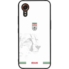 Samsung Galaxy XCover 7 Case Hülle - Silikon schwarz Iran 2026 personalisierbares Fussballtrikot