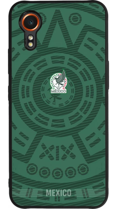Samsung Galaxy XCover 7 Case Hülle - Silikon schwarz Mexiko 2026 personalisierbares Fussballtrikot