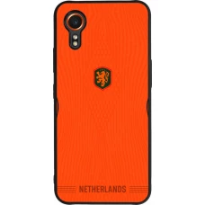 Samsung Galaxy XCover 7 Case Hülle - Silikon schwarz Niederlande 2026 personalisierbares Fussballtrikot