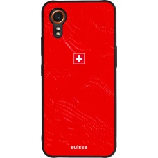 Samsung Galaxy XCover 7 Case Hülle - Silikon schwarz Schweiz 2026 personalisierbares Fussballtrikot