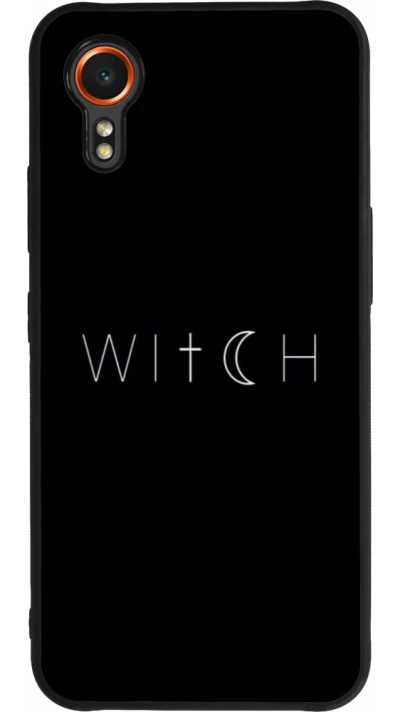 Samsung Galaxy XCover 7 Case Hülle - Silikon schwarz Halloween 22 witch word