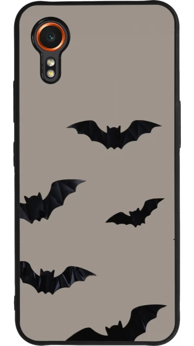 Samsung Galaxy XCover 7 Case Hülle - Silikon schwarz Halloween 2026 Bats