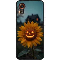Samsung Galaxy XCover 7 Case Hülle - Silikon schwarz Halloween 2026 Evil Sunflower