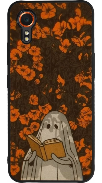 Samsung Galaxy XCover 7 Case Hülle - Silikon schwarz Halloween 2026 Ghost reading