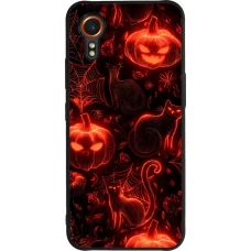 Samsung Galaxy XCover 7 Case Hülle - Silikon schwarz Halloween 2026 Pattern Halloween