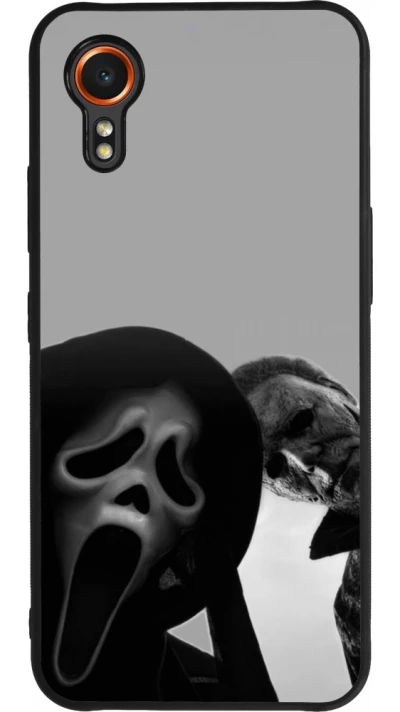 Samsung Galaxy XCover 7 Case Hülle - Silikon schwarz Halloween 2026 Scream and Michael Myers
