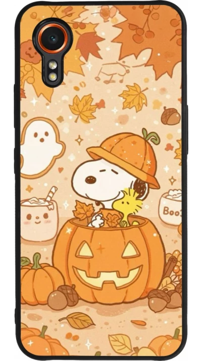 Samsung Galaxy XCover 7 Case Hülle - Silikon schwarz Halloween 2026 Snoopy Halloween