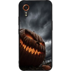 Samsung Galaxy XCover 7 Case Hülle - Silikon schwarz Halloween 2026 The Wicked Pumpkin
