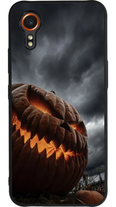 Samsung Galaxy XCover 7 Case Hülle - Silikon schwarz Halloween 2026 The Wicked Pumpkin
