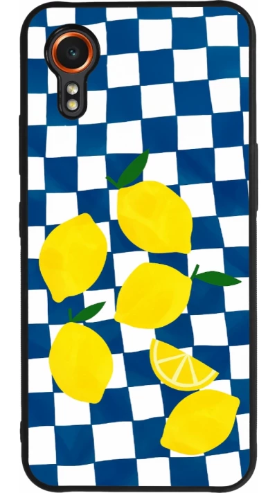 Samsung Galaxy XCover 7 Case Hülle - Silikon schwarz Illustration lemons 2026