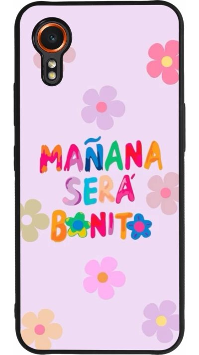 Samsung Galaxy XCover 7 Case Hülle - Silikon schwarz Karol G Manana sera bonito