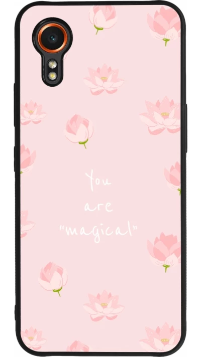 Coque Samsung Galaxy XCover 7 - Silicone rigide noir Mom 2023 your are magical